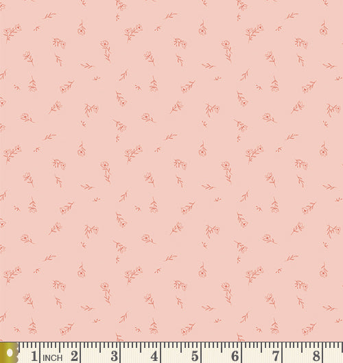 Peach Cobbler Curated Bundle | Peach Beige Floral Quilt Fabric | Velvet Bookish | Soft Pastel Colors | Various Art Gallery Fabrics