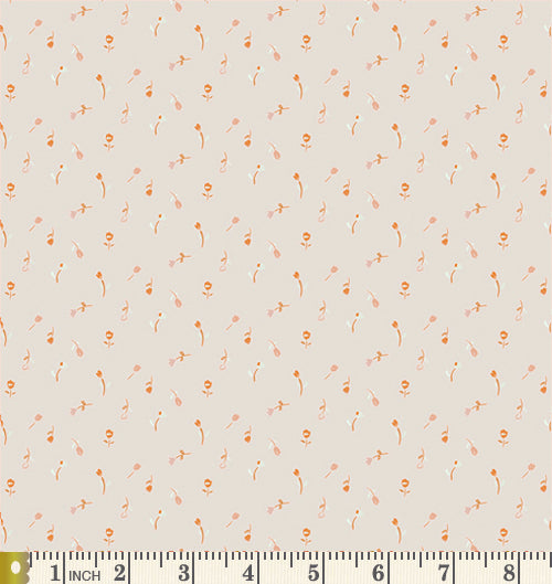 Early Riser Curated Bundle | Gold Peach Floral Quilt Fabrics | Various Art Gallery Fabrics and Designers