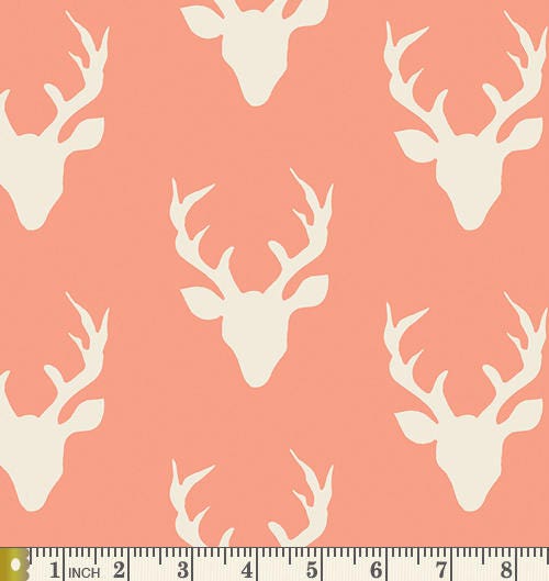 Hello Bear Woodland Quilt Bundle | Navy Mint Peach Deer Arrows Trees | Gender Neutral Fabrics | Bonnie Christine Fabrics | Art Gallery