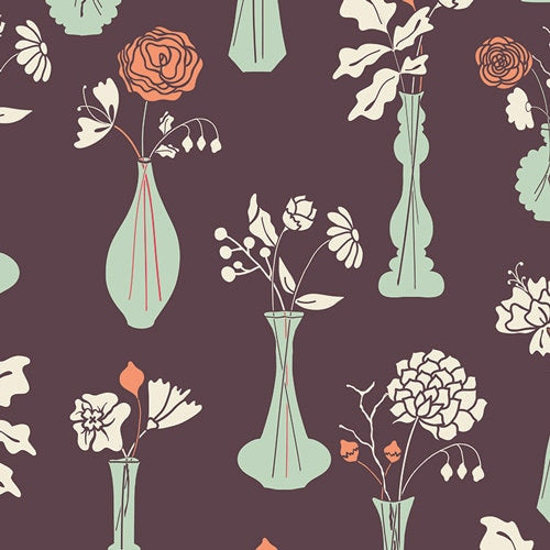 Boho Floral Quilt Bundle | Gold and Eggplant Floral Fabrics | Autumn Vibes by Maureen Cracknell | Morning Walk | Bonnie Christine | AGF