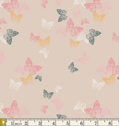 Fluttering By Curated Quilt Bundle | Butterflies and Birds | Pastel Quilt Fabrics | Various AGF Designers and Collections