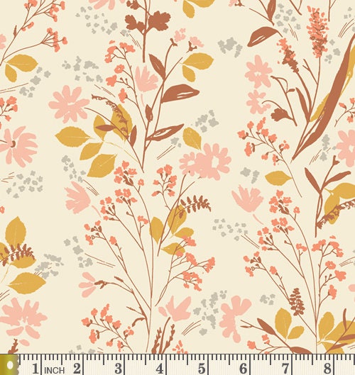 Breezy Morning Curated Bundle | Bonnie Christine | The Open Road | Modern Quilting | Gold Coral Peach | Various Art Gallery Fabrics