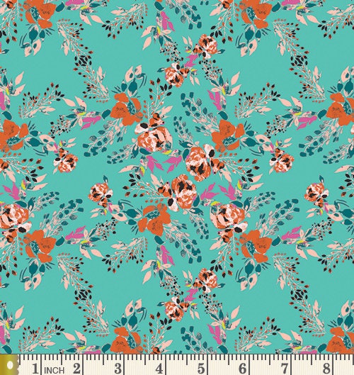 Blue and Green Quilt Bundle with Birds | Bloomsbury Bird Fabric | Cool Palette Fat Quarters | Half Yard Bundle | Art Gallery Fabrics AGF