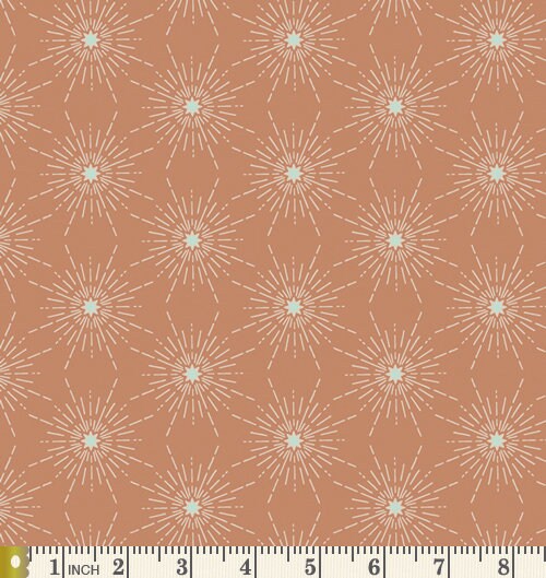 Morning Coffee Curated Bundle | Brown Peach Floral Fabrics in Fat Quarter Half Yard Bundles | The Open Road | Art Gallery Fabrics