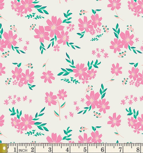 Flyaway Petalums Joyful | Joyful Fusions | Pat Bravo | Art Gallery Fabrics | FUS-J-307 | Floral Nursery Fabric | Sold by the 1/2 Yard