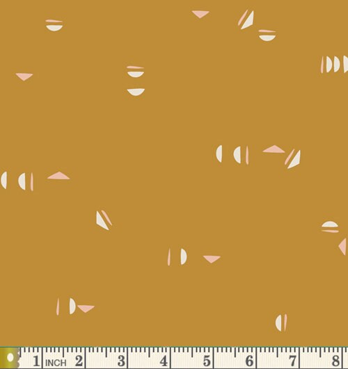 Ginger Meadow Curated Bundle | Gold Jade Blue |  Warm Cool Colors | Quilt Fabrics with Birds | Various Art Gallery Fabrics and Designers