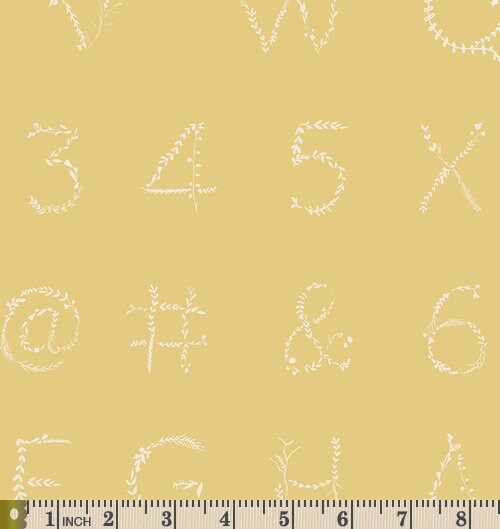 Gold Yellow Floral Fabrics in Fat Quarter Half Yard Bundles | Autumn Vibes by Maureen Cracknell | Art Gallery Single Color Quilt Pack | AGF