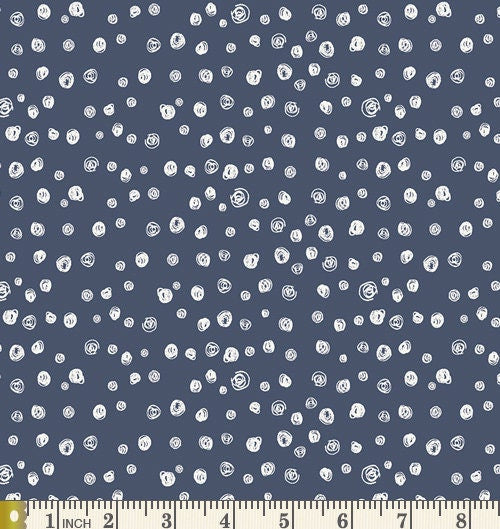 Blueberry Pie Curated Quilt Bundle | Gray Ivory Blue | Fat Quarters for Baby Boys | Birds Dragonflies Nature | Art Gallery Fabrics