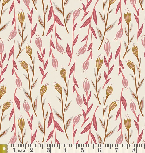 Deeply Felt Curated Bundle | Pink Red Beige Floral | Various Art Gallery Fabrics Designers and Collections