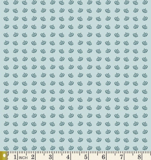 Beach Town Curated Bundle | Smoky Blue Tan Cream Floral Quilt Fabrics | Graphic Patterns | Various Art Gallery Fabrics and Designers
