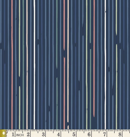 Midnight Sun Curated Bundle | Gold Navy Blue |  Modern Floral Fabrics | Various Art Gallery Fabrics and Designers