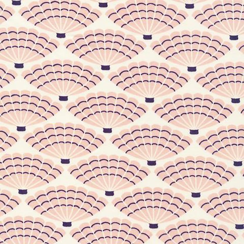 She Sells Seashells | Underwater | Elizabeth Olsen | Cloud 9 Fabrics | Organic Quilting Cotton | Oysters Clams Ocean | Sold by the 1/2 Yard