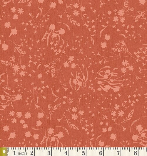 Beneath the Trees Curated Bundle | Boho Quilt Fabrics | Sienna Green Orange Floral Quilt | Earthy Colors | Various AGF Prints and Solids