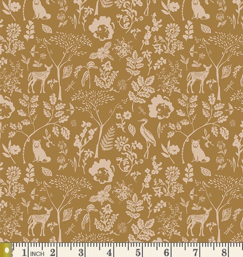 Fireside Chat Custom Bundle | Black Brown Woodland Quilt Fabric | Gender Neutral | Various Art Gallery Fabrics Designers and Collections