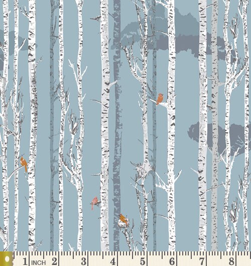 Upper Atmosphere Curated Bundle | Dusty Blue Gray Black Floral Fabrics | Nature Theme | Various AGF Designers and Collections