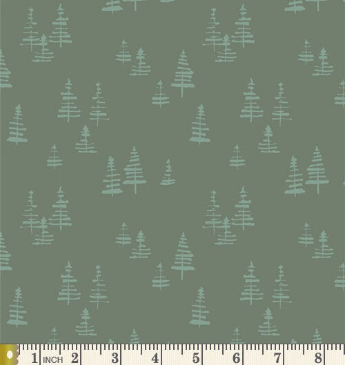 On the Range Curated Bundle | Green Gray Lilac Woodland Quilt Fabric | Various Art Gallery Designers and Collections