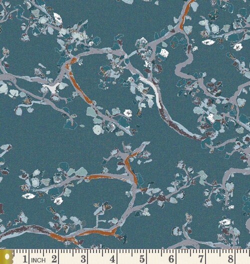 Flickering Light Curated Quilt Bundle | Earthy Colors | Teal Orange Brown | Various Art Gallery Fabrics Designers and Collections