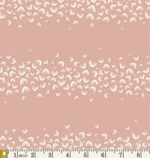 Subtle Pleasures Curated Quilt Bundle | Gray Pink Tan Floral Fabrics | Modern Designs | FQ Half Yard Bundles | Various Art Gallery Designers