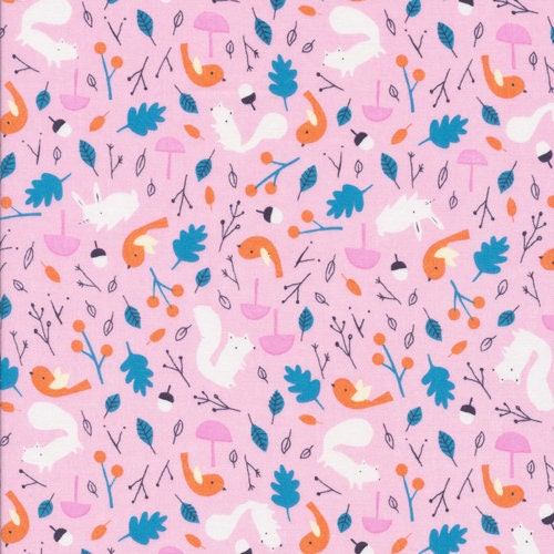 Sweet Autumn Day by Little Cube | Organic Cotton Nursery Bundle | Cloud 9 | 4 Fat Quarters