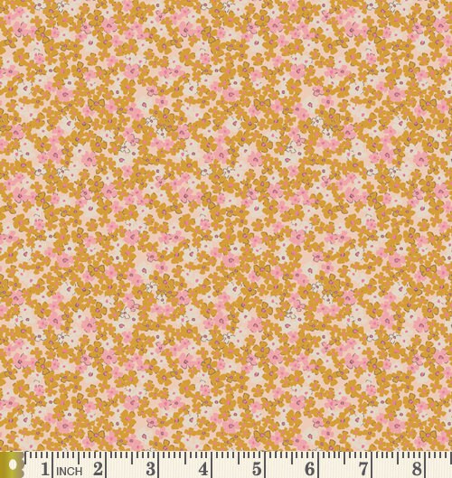 Wake Up Call Curated Bundle | Green Orange Gold Floral Quilt Fabric | Various Art Gallery Fabrics and Designers