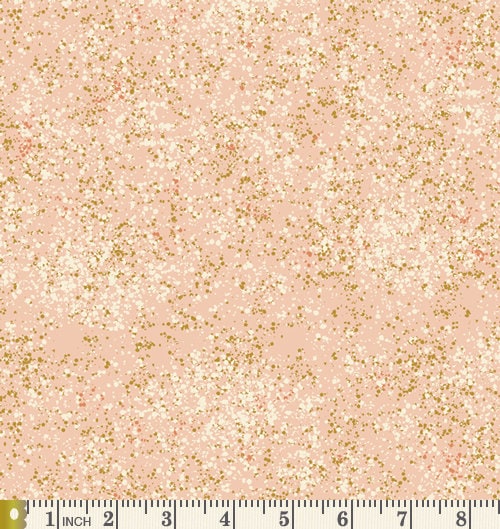 With a Little Patience Curated Bundle | Peach Blue Ivory |  Quilt Fabrics with Flowers | Various Art Gallery Fabrics and Designers