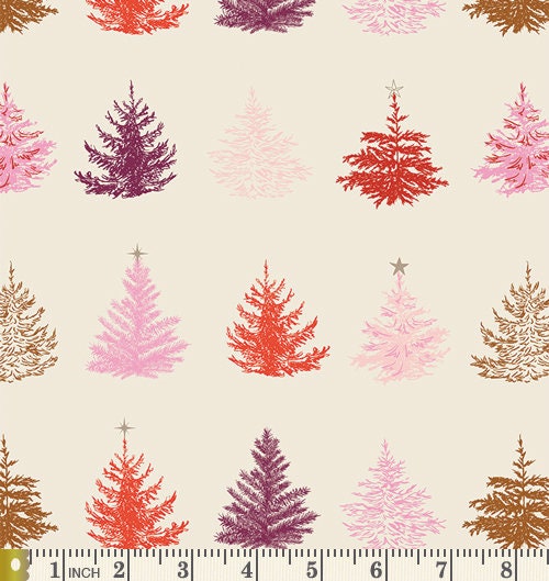 Plum Pudding Curated Bundle | Christmas Fabrics in Purple Tan Pink | Holiday Bundle | Various Art Gallery Designers and Collections