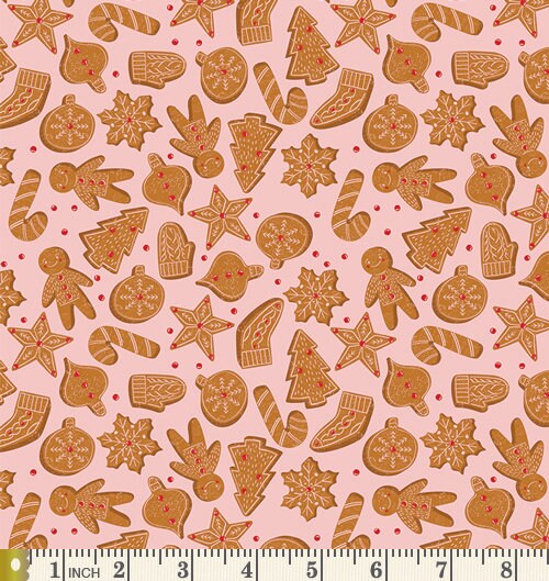 Plum Pudding Curated Bundle | Christmas Fabrics in Purple Tan Pink | Holiday Bundle | Various Art Gallery Designers and Collections
