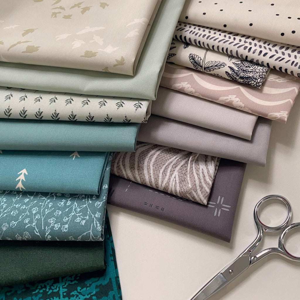 Pining For You Curated Bundle | Monochromatic Colors | Dusty Green Gray | Various AGF Prints and Solids