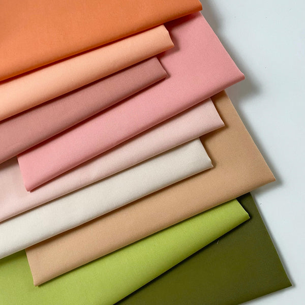 You're Getting Warmer Curated Bundle | Warm Tones | Multicolor Solid Quilt Fabrics | Various Art Gallery Solid Fabrics