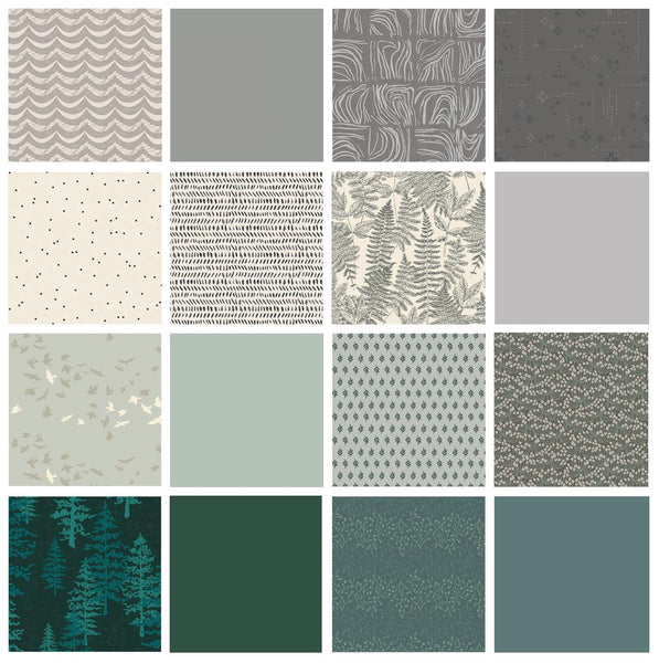 Pining For You Curated Bundle | Monochromatic Colors | Dusty Green Gray | Various AGF Prints and Solids