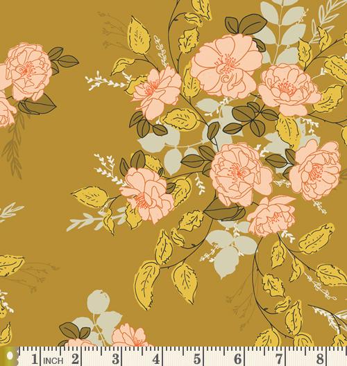 With Great Enthusiasm Curated Bundle | Blue Green Gold Fabrics | Various AGF Designers and Collections