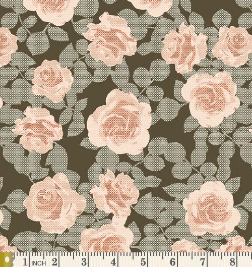 Have a Good Day Curated Bundle | Green Orange Gold Floral Quilt Fabric | Various Art Gallery Fabrics and Designers