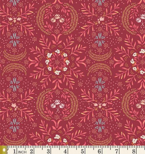 Deeply Felt Curated Bundle | Pink Red Beige Floral | Various Art Gallery Fabrics Designers and Collections