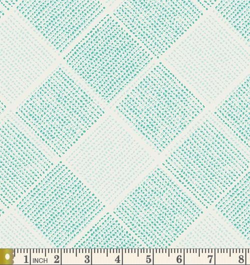 Sandbox Joyful | Joyful Fusions | Pat Bravo | Art Gallery Fabrics | FUS-J-304 | Green Geo | Sold by the 1/2 Yard