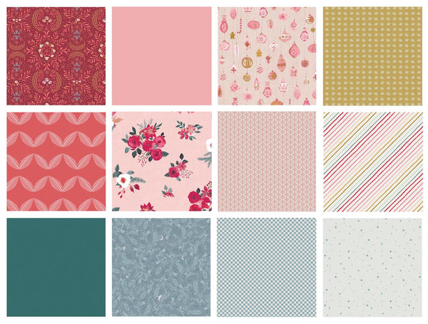 New Traditions Curated Bundle | Christmas Fabric | Various Art Gallery Fabrics Designers and Collections