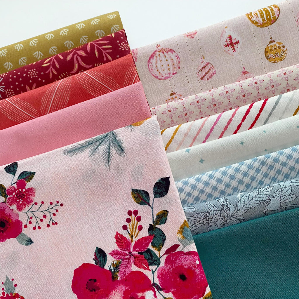 New Traditions Curated Bundle | Christmas Fabric | Various Art Gallery Fabrics Designers and Collections