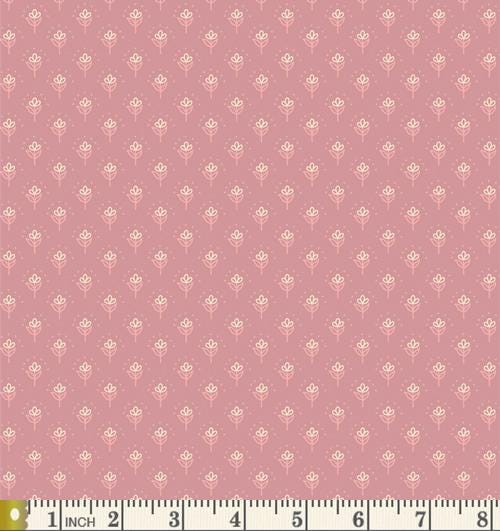 Subtle Pleasures Curated Quilt Bundle | Gray Pink Tan Floral Fabrics | Modern Designs | FQ Half Yard Bundles | Various Art Gallery Designers
