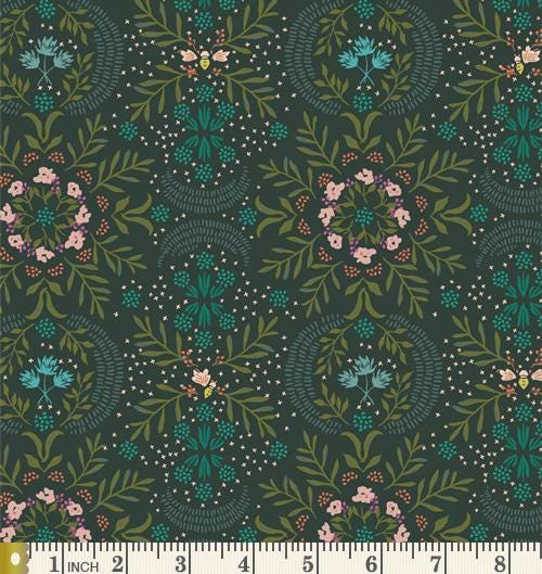 A Budding Idea Curated Bundle | Green Pink Neutral Floral Quilt Fabric | Various Art Gallery Fabrics and Designers