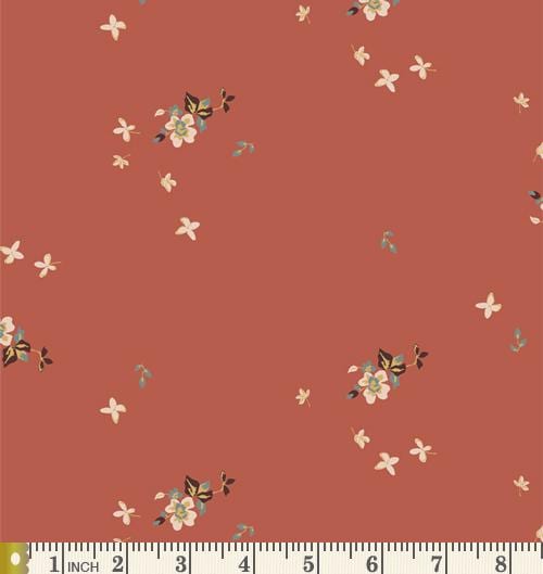 Carrot Top Curated Bundle | Peach and Green Floral Quilt Fabrics | Various Art Gallery Fabrics and Designers