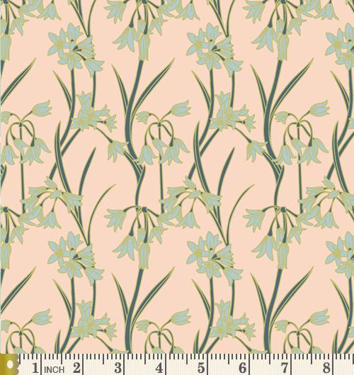 Carrot Top Curated Bundle | Peach and Green Floral Quilt Fabrics | Various Art Gallery Fabrics and Designers