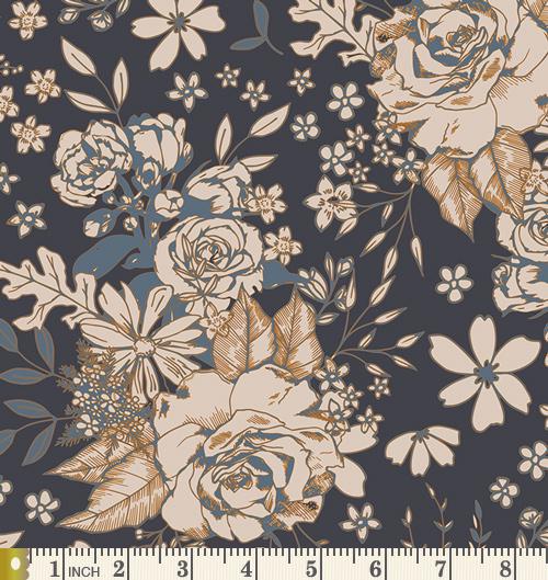 Memory Lane Curated Bundle | Blue Yellow Ivory Tan Fabrics | Various AGF Designers and Collections