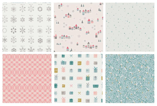 A Quiet Christmas Curated Bundle | Little Town by Amy Sinibaldi | Holiday Fabric Bundle | Art Gallery Christmas