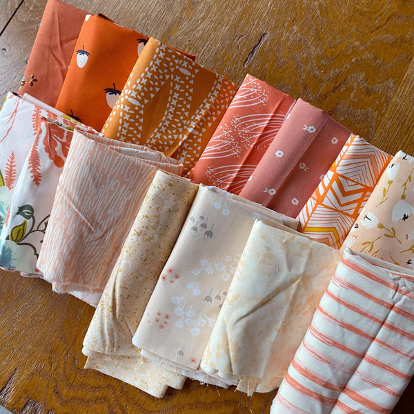 Orange Art Gallery Fabrics Scrap Bag | Various AGF Designers and Collections