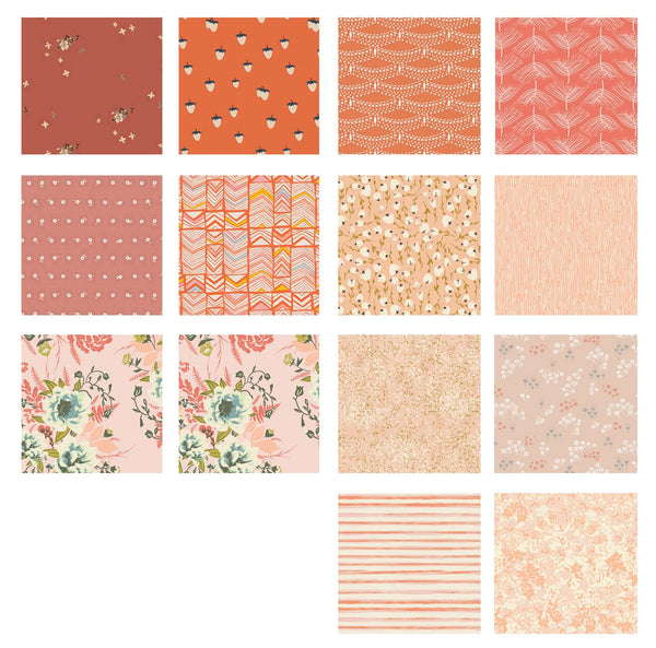 Orange Art Gallery Fabrics Scrap Bag | Various AGF Designers and Collections