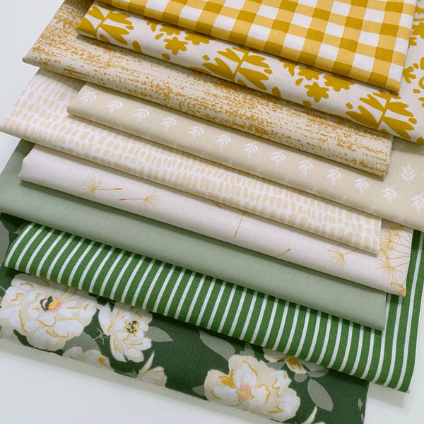 Dandelion Wishes Curated Quilt Bundle | Summer Colors | Various Art Gallery Designers and Collections