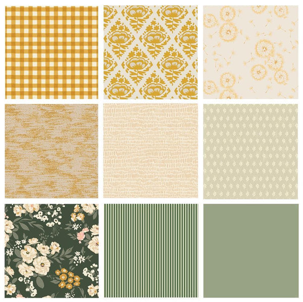 Dandelion Wishes Curated Quilt Bundle | Summer Colors | Various Art Gallery Designers and Collections