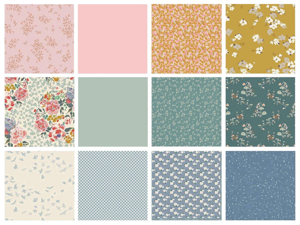 Recent Developments Curated Bundle | Soft Pastel Florals | Various Art Gallery Fabrics Designers and Collections