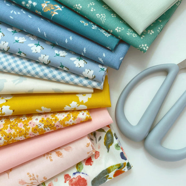 Recent Developments Curated Bundle | Soft Pastel Florals | Various Art Gallery Fabrics Designers and Collections