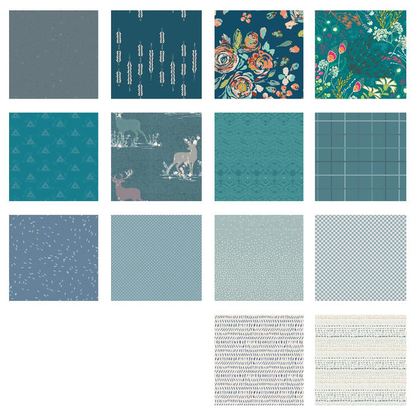 Blue Art Gallery Fabrics Scrap Bag #2 | Various AGF Designers and Collections