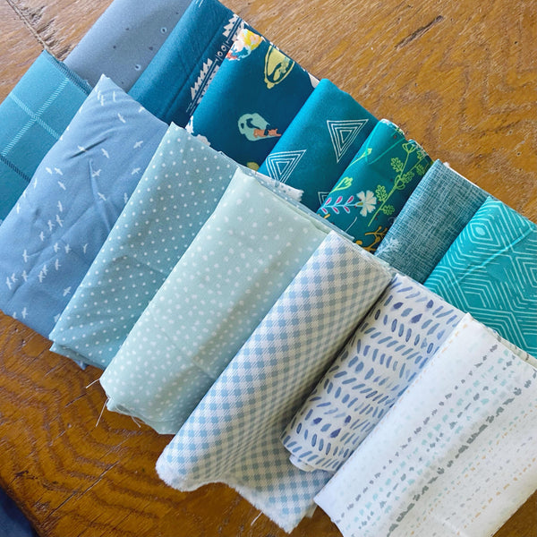 Blue Art Gallery Fabrics Scrap Bag #2 | Various AGF Designers and Collections